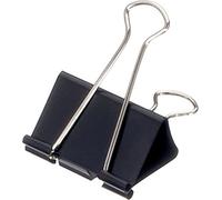MAUL mauly 215 Pince Foldback noir (B) 25 mm 12 pièces
