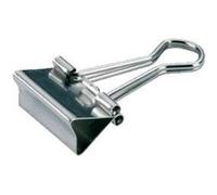 MAUL Pince foldback Mauly 214 19 mm – nickel – largeur de serrage 7 mm – boîte 12 pièces