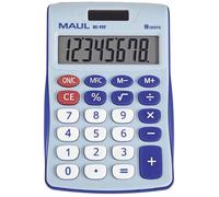 Maul MJ 450 Calculatrice de bureau bleu clair Ecran: 8 à pile(s), solaire (l x H) 113 mm x 72 mm
