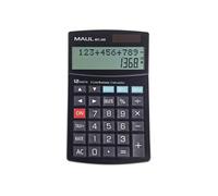 Maul MTL 600 - Calculatrice de bureau - 12 chiffres - panneau solaire, pile - noir