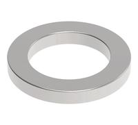 MAUL pack de 10 aimants néodyme torique, diamètre: 12 mm, nickélé