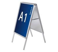 MAUL Panneau de trottoir DIN A1 575 x 820 mm 2 cadres pliants