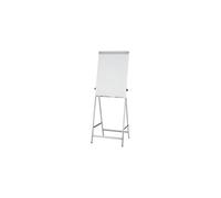 MAUL paperboard MAULoffice 70x100cm | Tableau blanc stable avec 4 pieds | Tableau réglable en hauteur | Chevalet bureau avec bac de rangement pour marqueur, promarker et stylo feutre | Gris