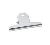 MAUL pince à papier MAULbasic en métal | Pince vintage avec clip de fermeture large 12cm et largeur de pince 3cm | Gadget pour la maison, la cuisine, le bureau et projet de bricolage | Argenté