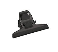 MAUL pince à papier MAULpro en métal (2 pièces) | Pince avec clip de fermeture large 5,5cm et largeur de pince 1,2cm | Gadget pour la maison, la cuisine, le bureau et projet de bricolage | Noir