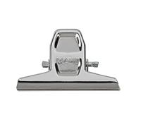 MAUL pince à papier MAULpro en métal | Pince moderne avec clip de fermeture large 5,5cm et largeur de pince 1,2cm | Gadget pour la maison, la cuisine, le bureau et projet de bricolage | Argenté
