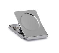MAUL Pince-Papier avec Aimant, Acier, largeur 40 mm, ouverture 23 mm, Résitance 1, 2 kg, Coloris Argent Clair, 1 Pièce