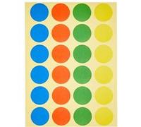 MAUL Points Autocollants, 19 mm, en Couleurs Assorties, 480 Pièces G