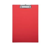 MAUL porte bloc A4 MAULbalance | Porte bloc en carton au look élégant | Pince métallique moderne pour ranger le papier | Porte-documents pour bureau, cuisine et atelier | Rouge