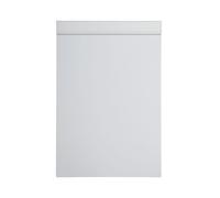 MAUL Porte Bloc A3 MAULpro | Porte Bloc en Plastique au Format DIN A4 Vertical | Clipboard à Suspendre | Pince Moderne pour Le Rangement de Papier | pour Le Bureau, la Cuisine et l'atelier | Blanc