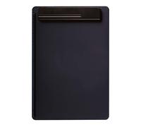 MAUL Porte Bloc A4 MAULgo Recycling, Porte-Bloc Durable en Plastique Recyclé à 85%, Format Din A4, Porte Bloc de HAute Qualité avec Pince Moderne, pour le Bureau et l'Atelier, Noir