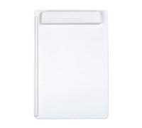 MAUL Porte Bloc A4 MAULgo Recycling, Porte-Bloc Durable en Plastique Recyclé à 85%, Format Din A4, Porte Bloc de HAute Qualité avec Pince Moderne, pour le Bureau et l'Atelier, Blanc