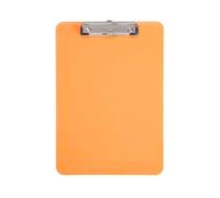 MAUL porte bloc A4 MAULneon | Porte bloc en plastique au format DIN A4 | Clipboard à suspendre | Pince moderne pour le rangement du papier | Pour le bureau, la cuisine et l'atelier | Orange