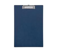 MAUL porte bloc A4 MAULbalance | Porte bloc en carton au look élégant | Pince métallique moderne pour ranger le papier | Porte-documents pour bureau, cuisine et atelier | Bleu