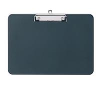 MAUL porte bloc A4 | Porte bloc en plastique au format DIN A4 paysage | Clipboard à suspendre | Pince pour ranger le papier | Pour le bureau, la cuisine et l'atelier | Noir