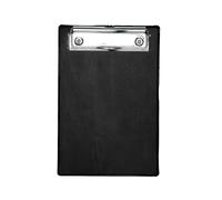 MAUL Porte-Bloc A6, Porte-Bloc en Carton avec Film, Planche à Écrire avec Pince à Papier, Clip avec Pince Moderne pour Ranger le Papier, pour Bureau, Cuisine et Atelier, Noir