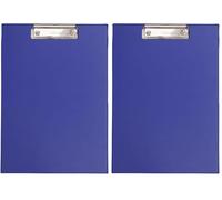 MAUL Porte-bloc Carton plastifié format A4 Bleu (Lot de 2)