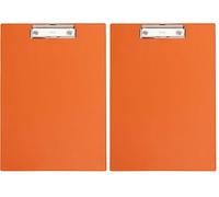 MAUL porte-bloc en carton plastifié A4 Orange (Lot de 2)