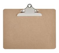 MAUL Porte-bloc MAULclassic A4 paysage en bois, pince nostalgique, fixation murale