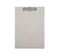 MAUL Porte Bloc MAULcreative en Carton, Porte Bloc A4 pour Écrire et Dessiner, Din A4 Vertical, Oeillet de Suspension Insérable Inclus, Clipboard Solide avec Largeur de Serrage de 8 mm, Gris