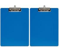 MAUL Porte-bloc MAULflexx très robuste A4 patte d'accrochage rétractable bleu (Lot de 2)