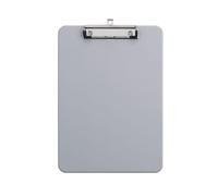 Maul Porte-Bloc Plastique A4 Avec Clip Nickelé Gris