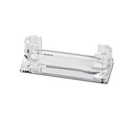 MAUL porte cartes de visite en acrylique | Organiseur de bureau pour le rangement et la présentation d'environ 35 cartes | Organiseur pratique pour le bureau et l'étagère | Transparent