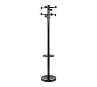 MAUL Porte-manteaux Grando - Sur pied robuste en acier H 175 cm 16 crochets Noir