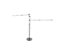MAUL Porte-plans mobile Mobilpresenter - 2 bras pivotants réglables, télescopique, à visser - Gris
