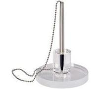 MAUL Porte-stylo en acrylique, avec chaînette, transparent G