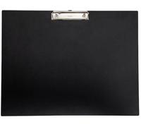 MAUL porte bloc A3 | Porte bloc en plastique au format DIN A3 paysage | Clipboard à suspendre | Pince pour ranger le papier | Pour le bureau, la cuisine et l'atelier | Noir