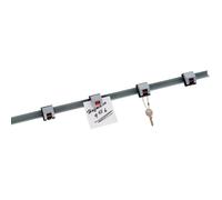 MAUL Rail pour clips à rouleau, longueur: 1.000mm, gris