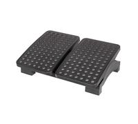 MAUL repose pied MAULstep duo 32 x 43 cm ergonomique sous le bureau, réglable en hauteur, en plastique, noir