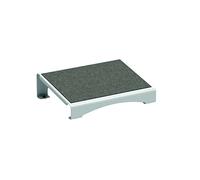MAUL Repose-Pieds MAULflair, Repose-Pieds Ergonomique pour une Meilleure Position Assise, en Métal Solide Revêtement de Feutre, Pieds Antidérapants, pour la Maison et le Bureau, Blanc