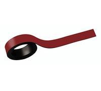 MAUL Ruban magnétique rouge inscriptible lot de 2 | organisation claire, repérage rapide, ajustement simple, surface annotable, tenue pratique sur métal