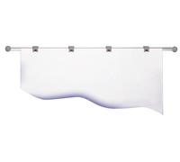MAUL Support Mural en Aluminium avec 4 Clips à enrouler Argenté/Gris 104 5 x 3 8 cm