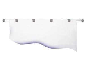 Maul Swivel Arm Wall Rail, Including 4 Roller Clips, Aluminium, 104, 5 x 3, 8 cm