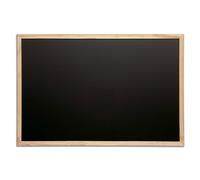 MAUL tableau craie 60x80cm | Tableau noir avec cadre en bois | Inscriptible avec de crayon de couleurs | Tableau noir craie | Tableau craie mural pour le bureau et la gastronomie | Bois