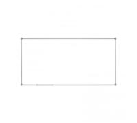 MAUL Tableau Blanc 2000 MAULpro 90 x 180 cm, Tableau Blanc Magnétique en Aluminium avec Plumier pour Marqueurs pour Tableaux Blancs, surface Résistante aux Rayures, Paysage ou Portrait, Gris