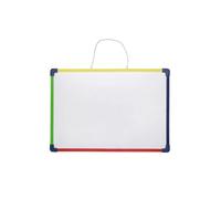 MAUL Tableau Blanc MAULfun 28 x 40 cm, Tableau Magnétique à Accrocher pour le Bureau et le Home Office, Tableau Portable pour Écrire, Peindre, dessiner, Inscriptible des deux Côtés, Multicolore