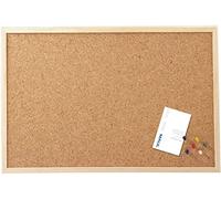 MAUL Tableau en liège Marron 60x80 cm cadre bois | ambiance chaleureuse, notes bien visibles, montage rapide, épingles incluses, pose verticale ou horizontale