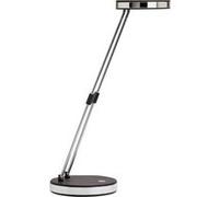 MAUL Puck Luminaire de Table LED 1300 lux bras télescopique en métal hauteur environ 33 cm Noir