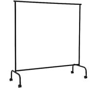 MAUL vestiaire mobile MAULlimbo | Porte-manteau en métal | Porte manteau de qualité supérieure et résistant pour bureaux et salles de réception | Barre de penderie élégante | Noir