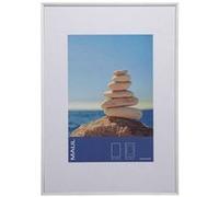 MAULdesign - Cadre photo - Conçu pour : 70 x 100 cm - aluminium anodisé, MDF - rectangulaire Argent G