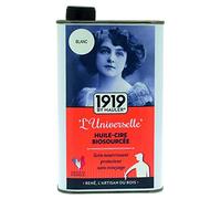MAULER - Huile Cire Meuble et boiserie anti tache - Blanc Patiné 0,5L