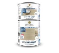 MAULER - Peinture effet bois multisupports 1,5L - Meuble, cuisine, bain - Kit peinture + Vernis - Imite le veinage du bois - Brûlé