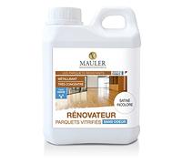 MAULER - Rénovateur Parquets Vitrifiés et Pré-Vernis - 1L - Sans Odeur - Satiné Incolore - Assure La Protéction des Planchers