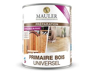 MAULER - Sous Couche Bois - Primaire Bois Universel - Aspect Incolore - Sous-Couche pour Intérieur et Extérieur - Tout Type de Surface… (1L)