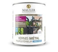 Mauler - Vernis Metal Brillant 1L - Pour Extérieur Sans Odeur - Incolore Non Jaunissant et Protection Longue Durée