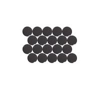 MAULpro Aimant - noir - plastique - 2kg - 20 pièces - Ø 3.35 x 1.4 cm - MAUL